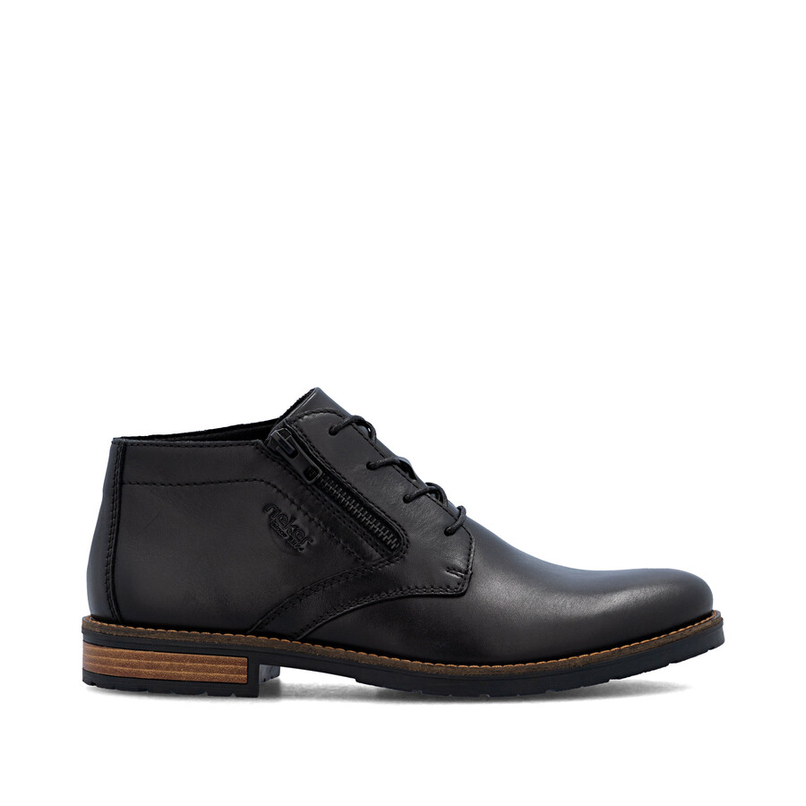 stivali neri con cerniera per uomo rieker 14609-00