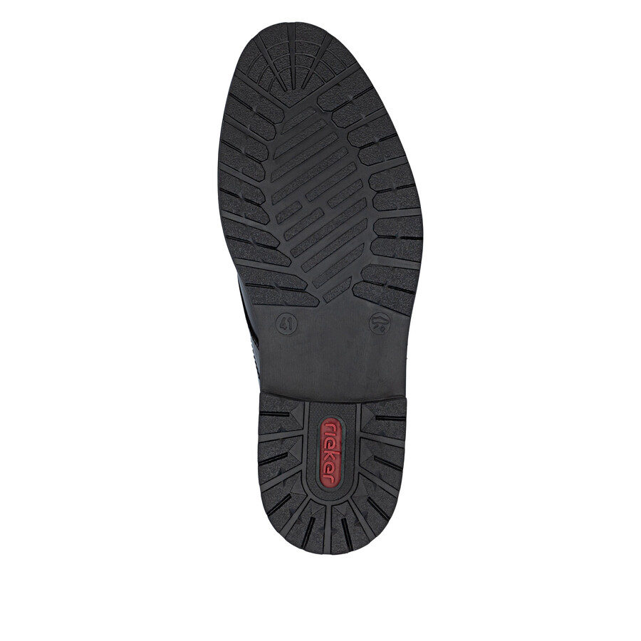 stivali neri con cerniera per uomo rieker 14609-00