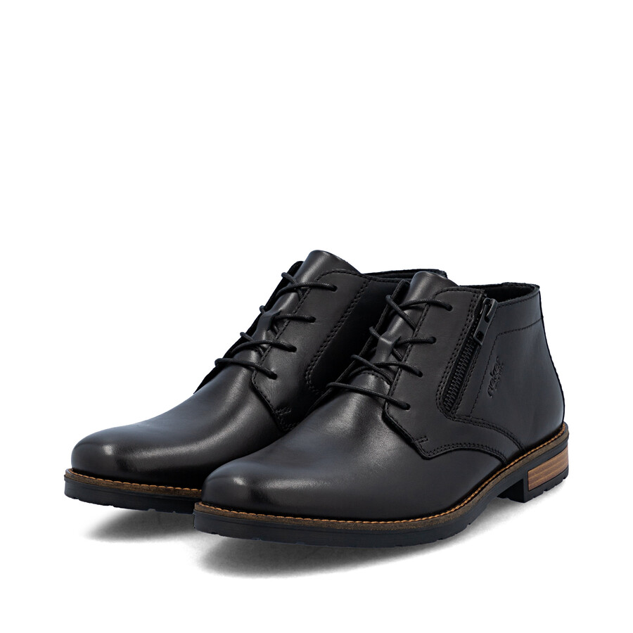 stivali neri con cerniera per uomo rieker 14609-00
