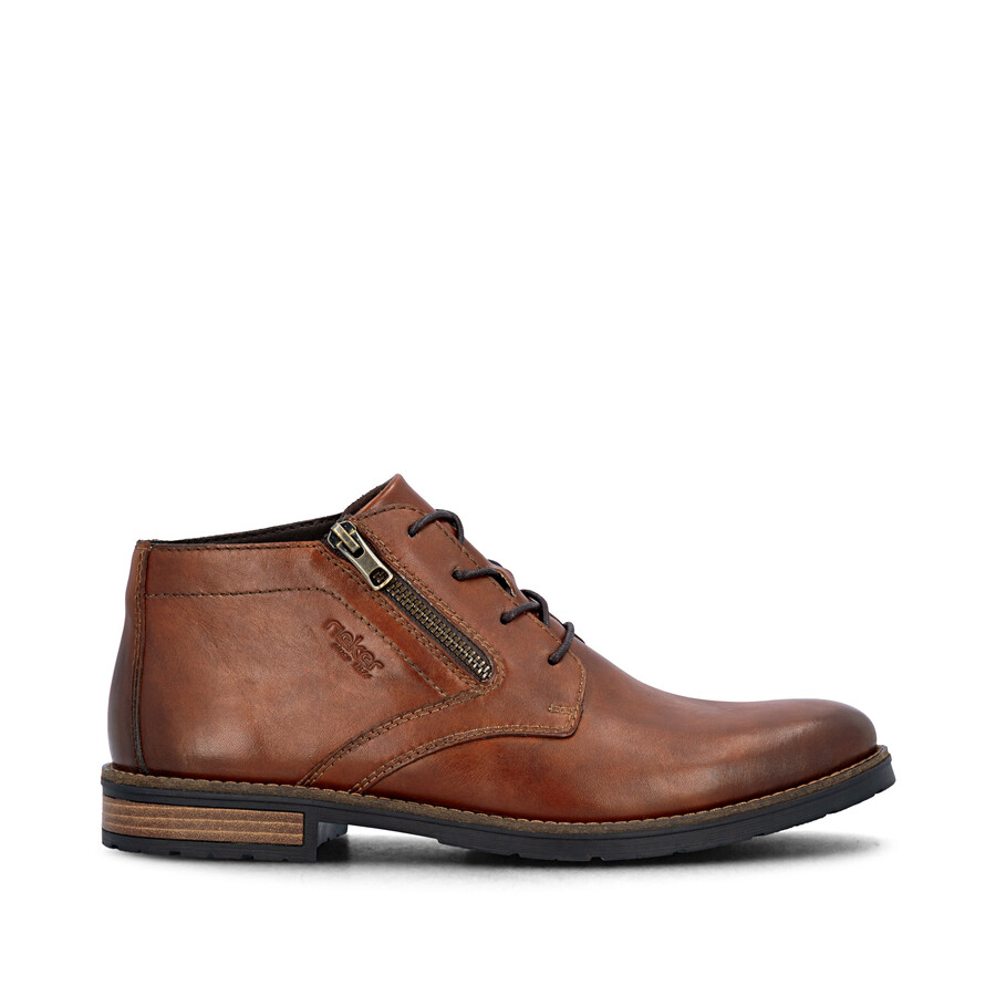 stivali marroni con cerniera per uomo rieker 14609-24