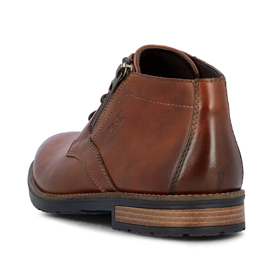 stivali marroni con cerniera per uomo rieker 14609-24