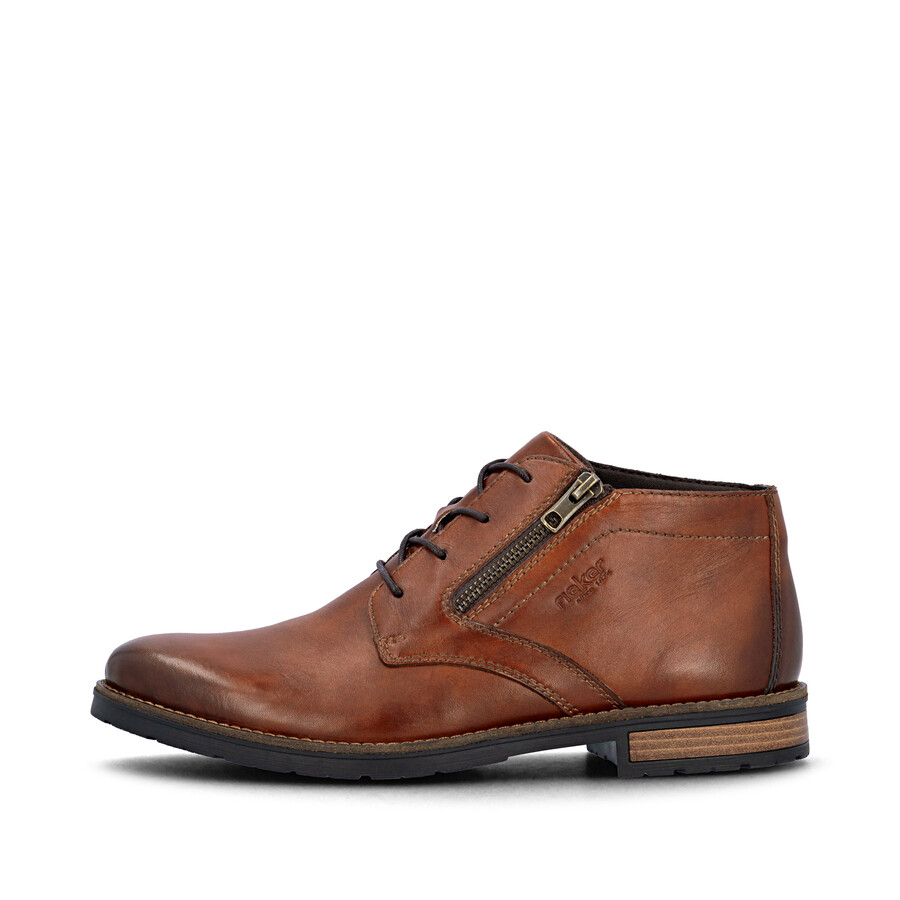 stivali marroni con cerniera per uomo rieker 14609-24