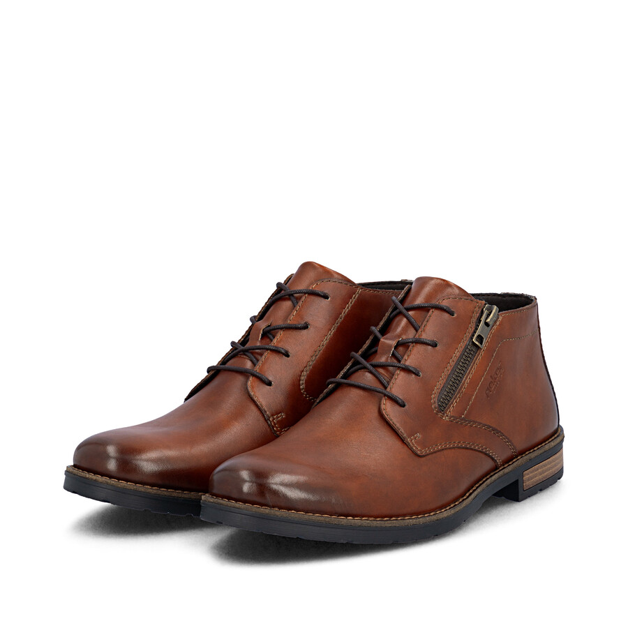 stivali marroni con cerniera per uomo rieker 14609-24