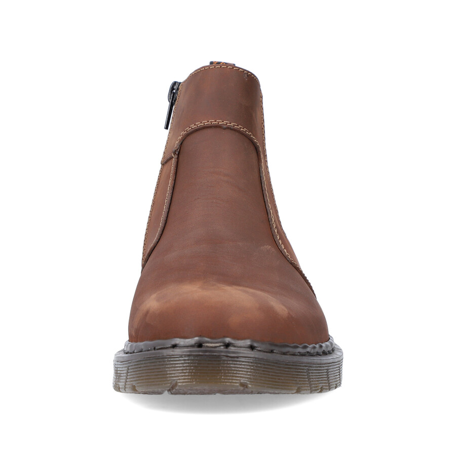 stivali marroni con cerniera per uomo rieker 31650-23