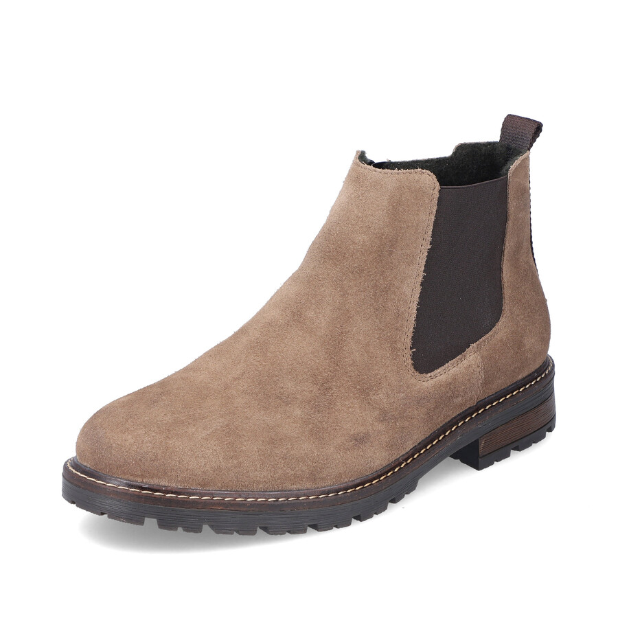 stivali beige con cerniera per uomo rieker 32051-64