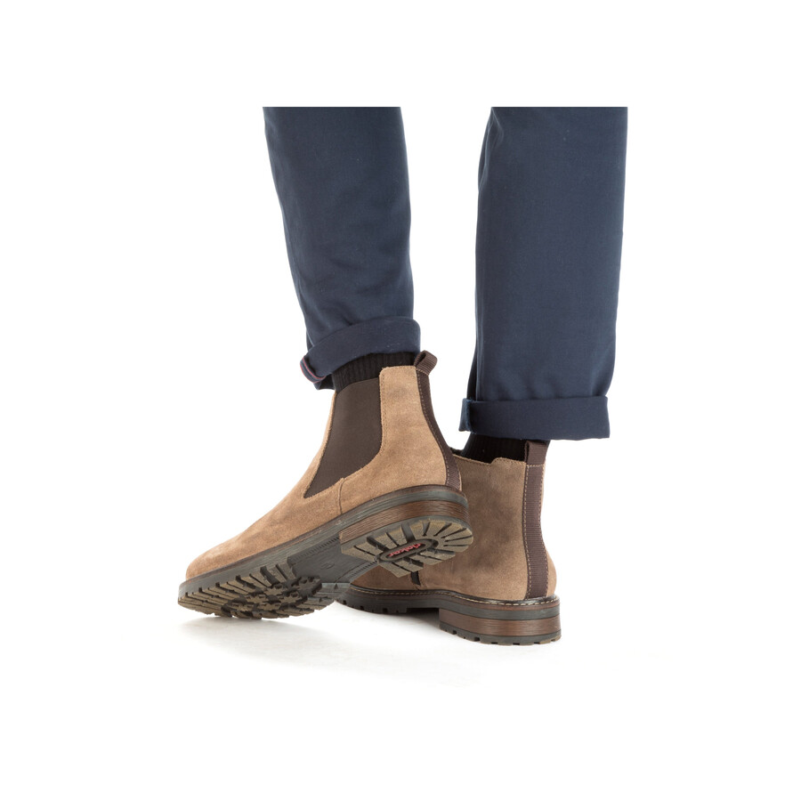 stivali beige con cerniera per uomo rieker 32051-64