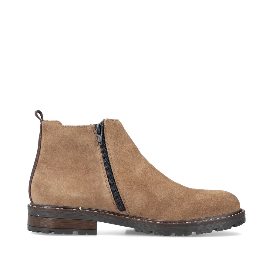 stivali beige con cerniera per uomo rieker 32051-64