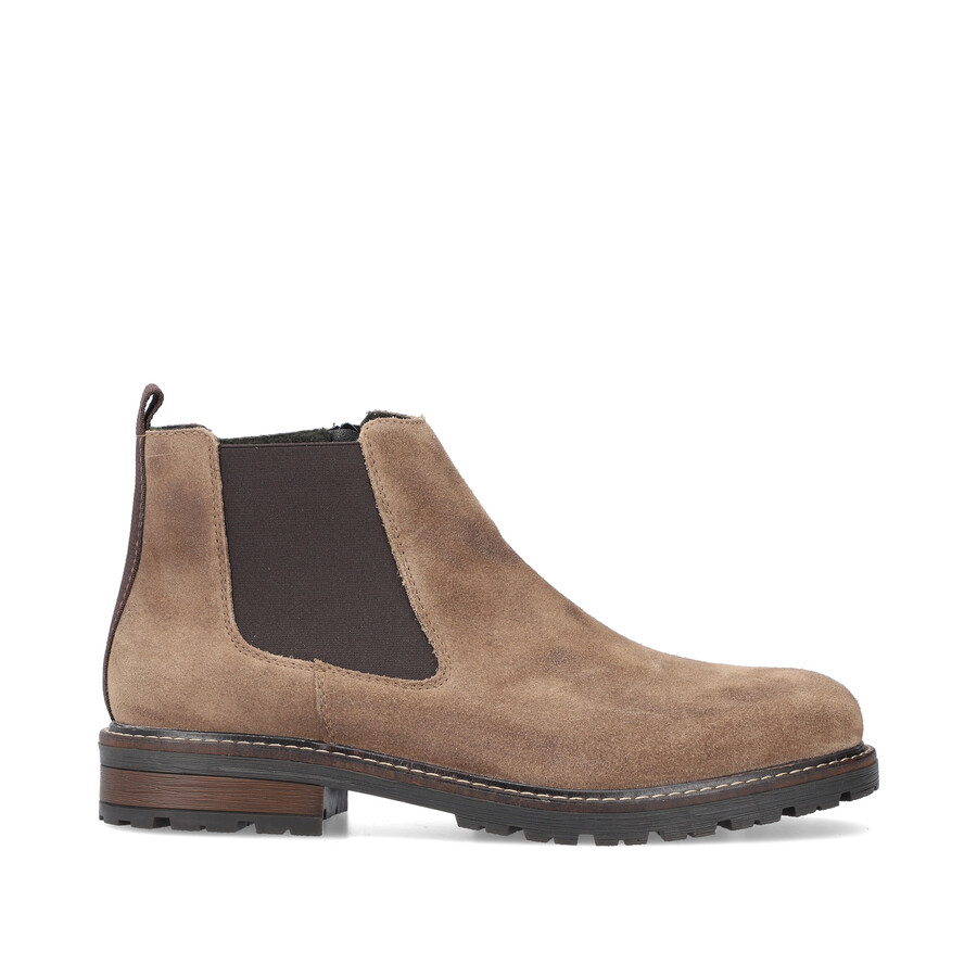 stivali beige con cerniera per uomo rieker 32051-64