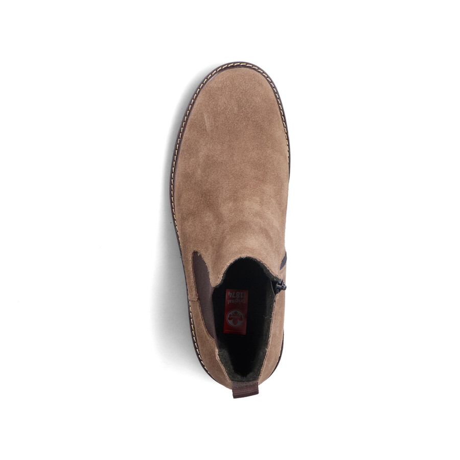 stivali beige con cerniera per uomo rieker 32051-64