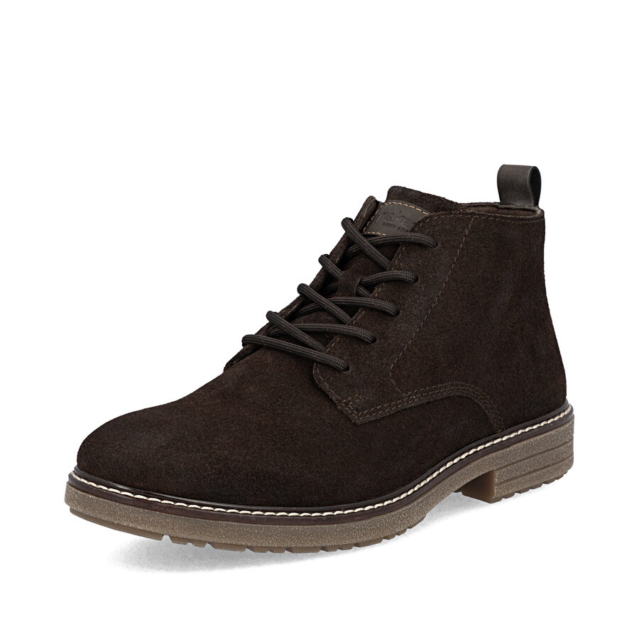 stivali marroni con cerniera per uomo rieker 33106-25
