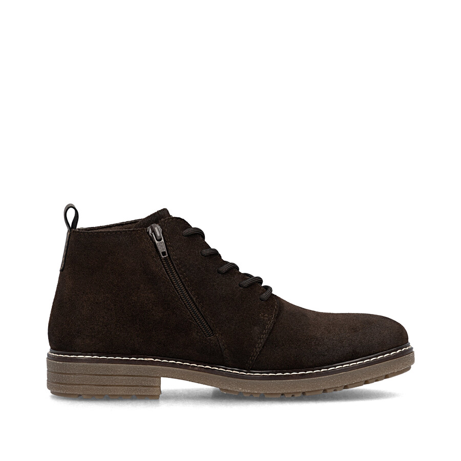 stivali marroni con cerniera per uomo rieker 33106-25