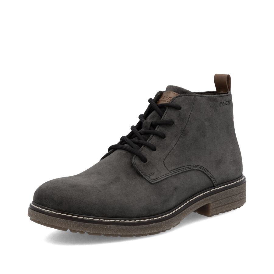 stivali grigi con cerniera per uomo rieker 33106-45