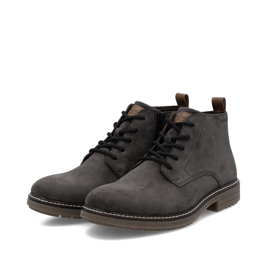 stivali grigi con cerniera per uomo rieker 33106-45