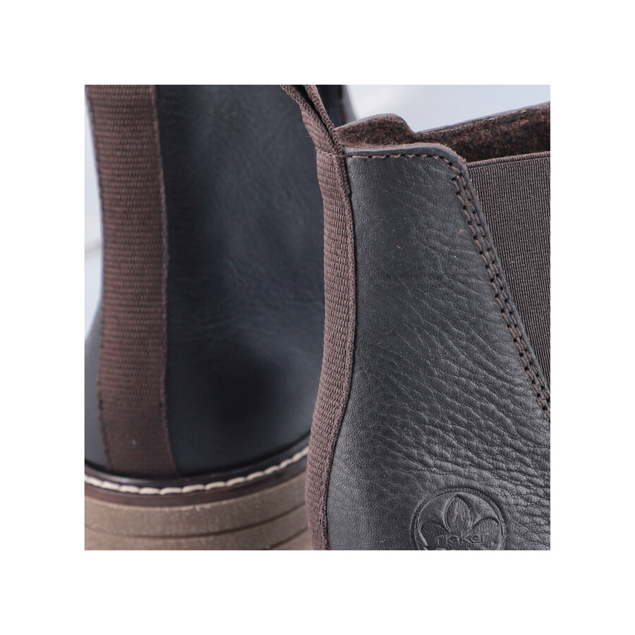 stivali marroni con cerniera per uomo rieker 33180-27
