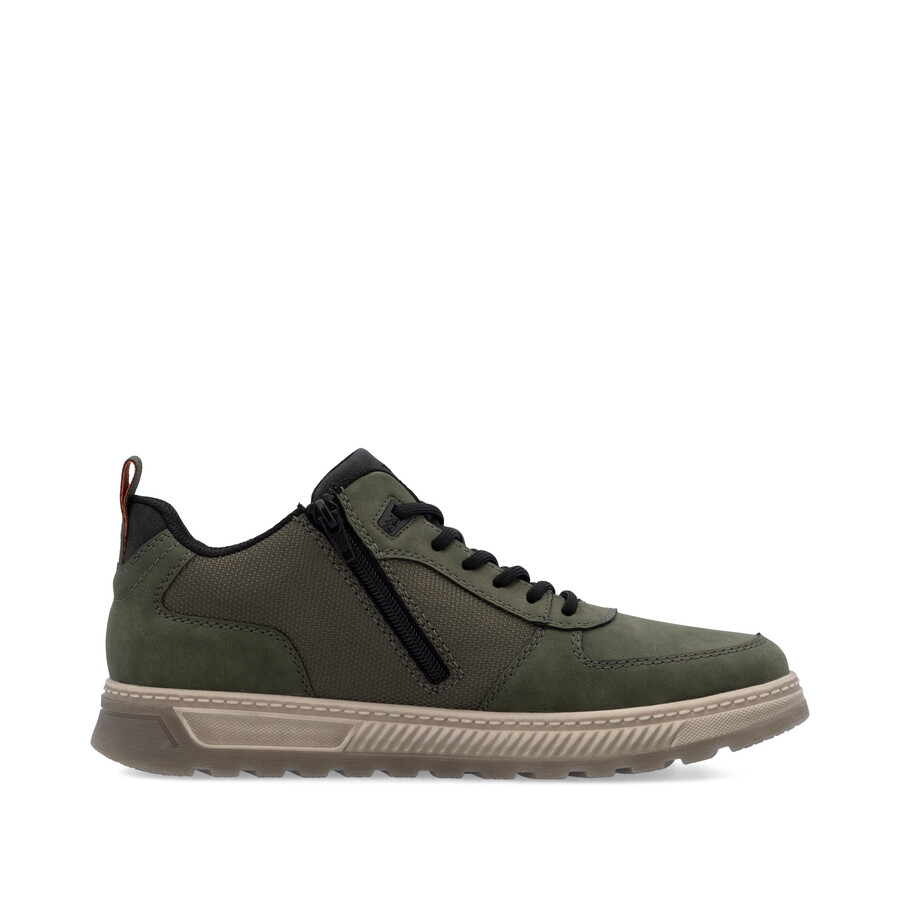 stivali con cerniera verde da uomo rieker 37004-54
