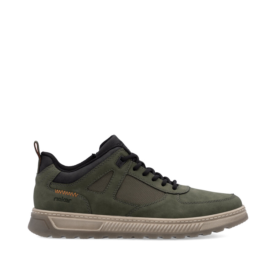 stivali con cerniera verde da uomo rieker 37004-54
