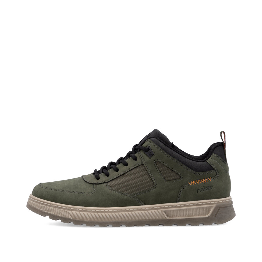 stivali con cerniera verde da uomo rieker 37004-54