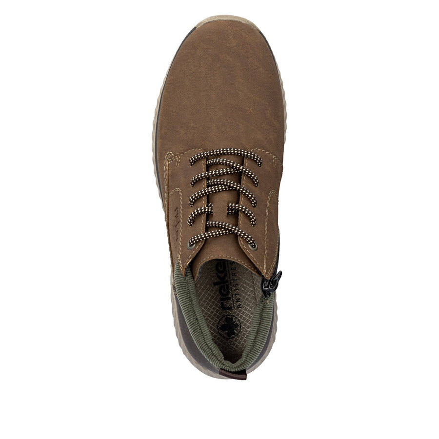 stivali marroni con cerniera per uomo rieker b0603-24