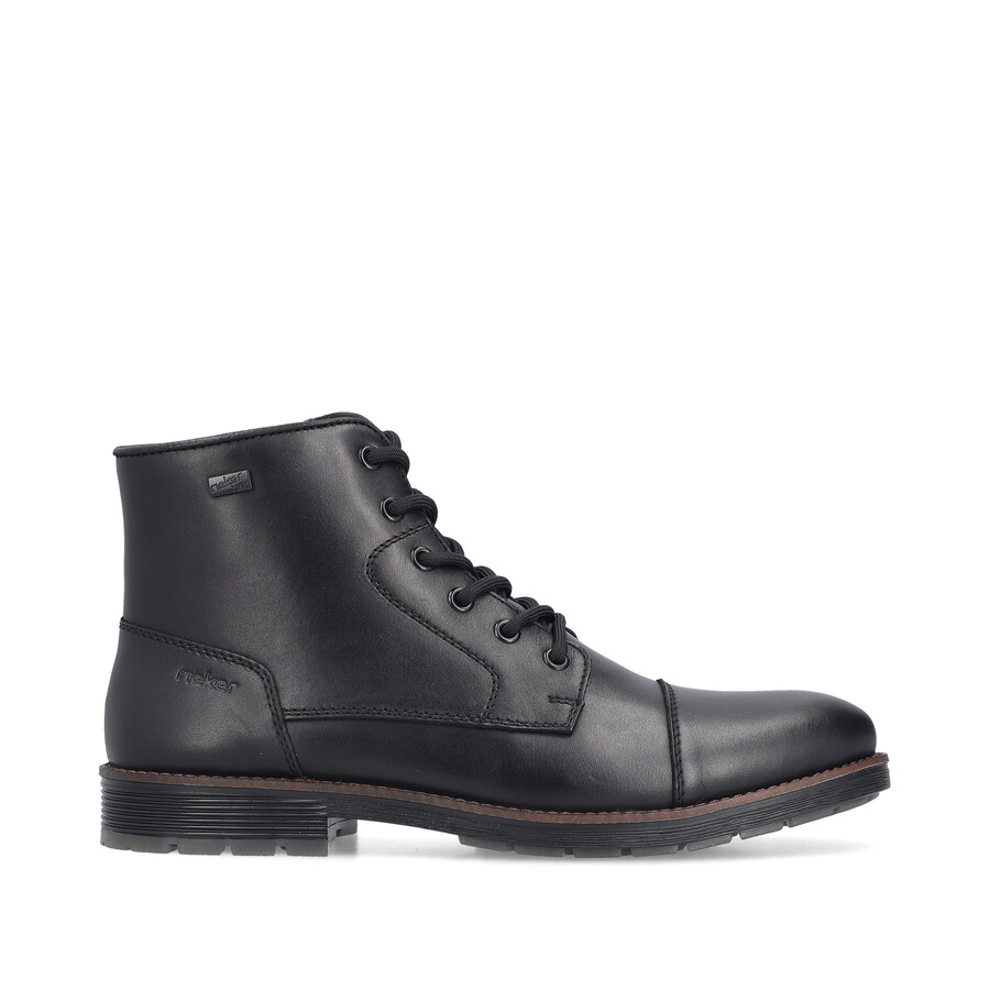 stivali neri con cerniera per uomo rieker f4546-00