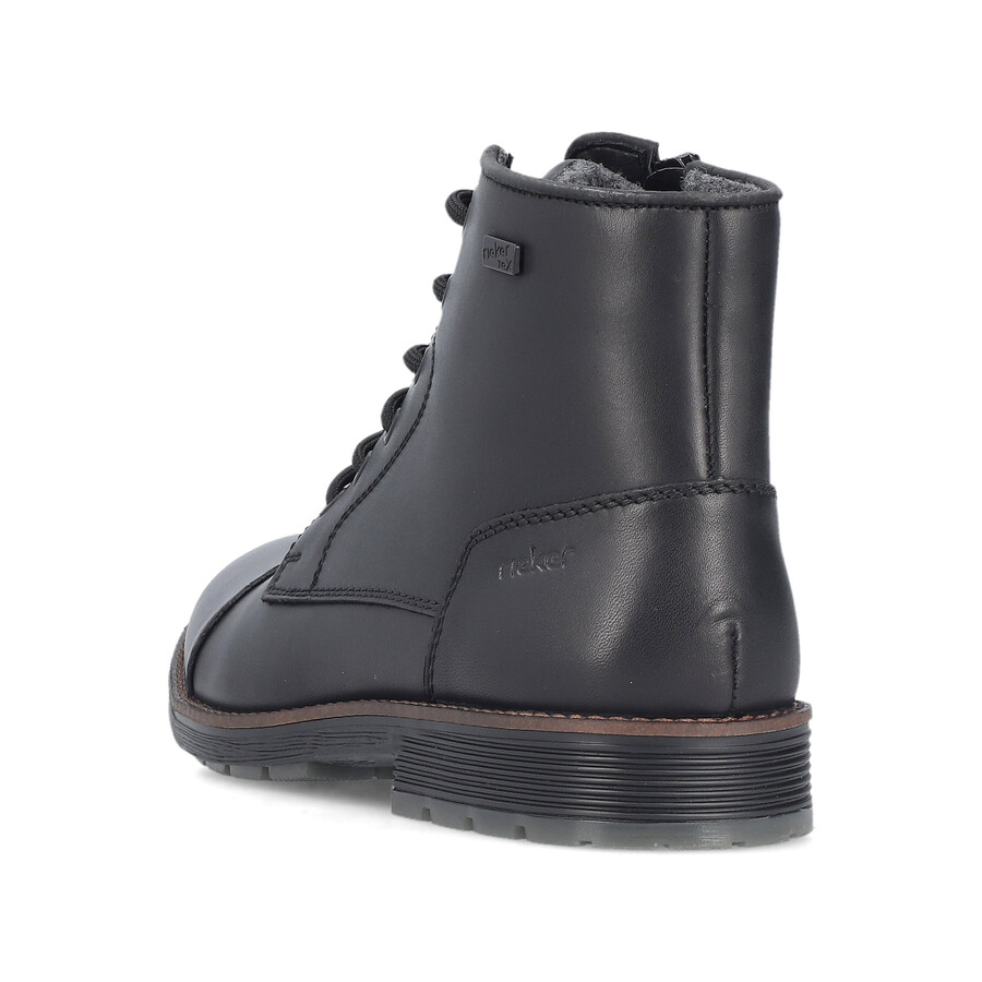 stivali neri con cerniera per uomo rieker f4546-00