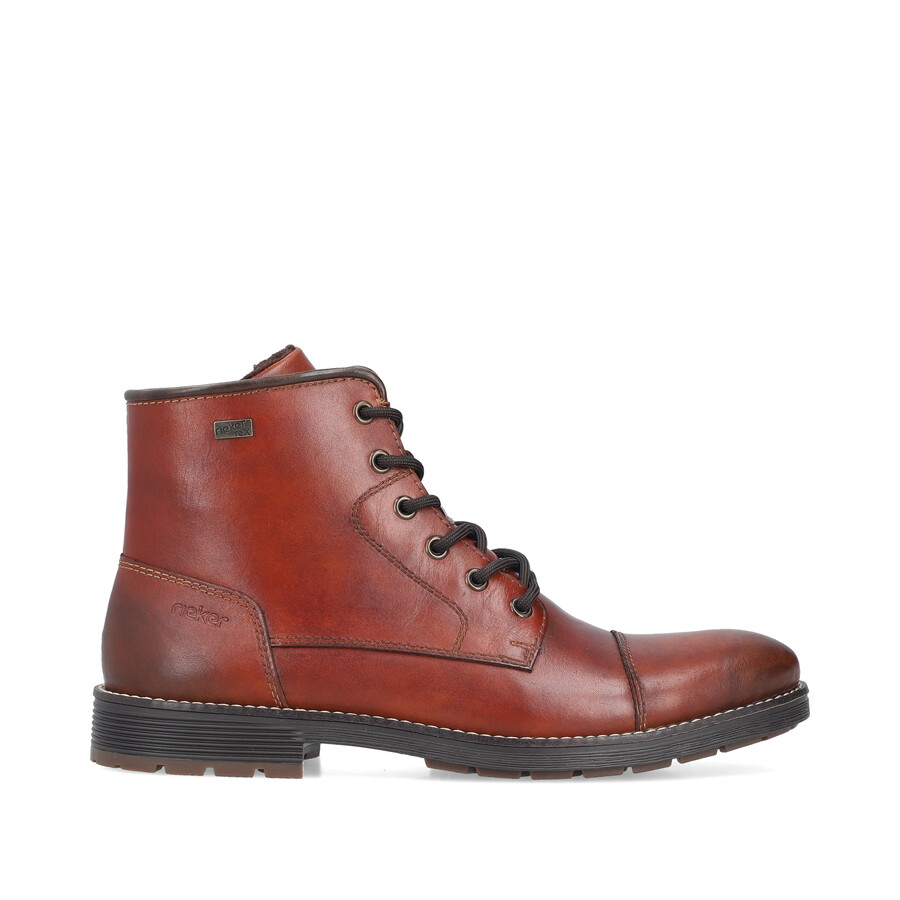 stivali marroni con cerniera per uomo rieker f4546-24