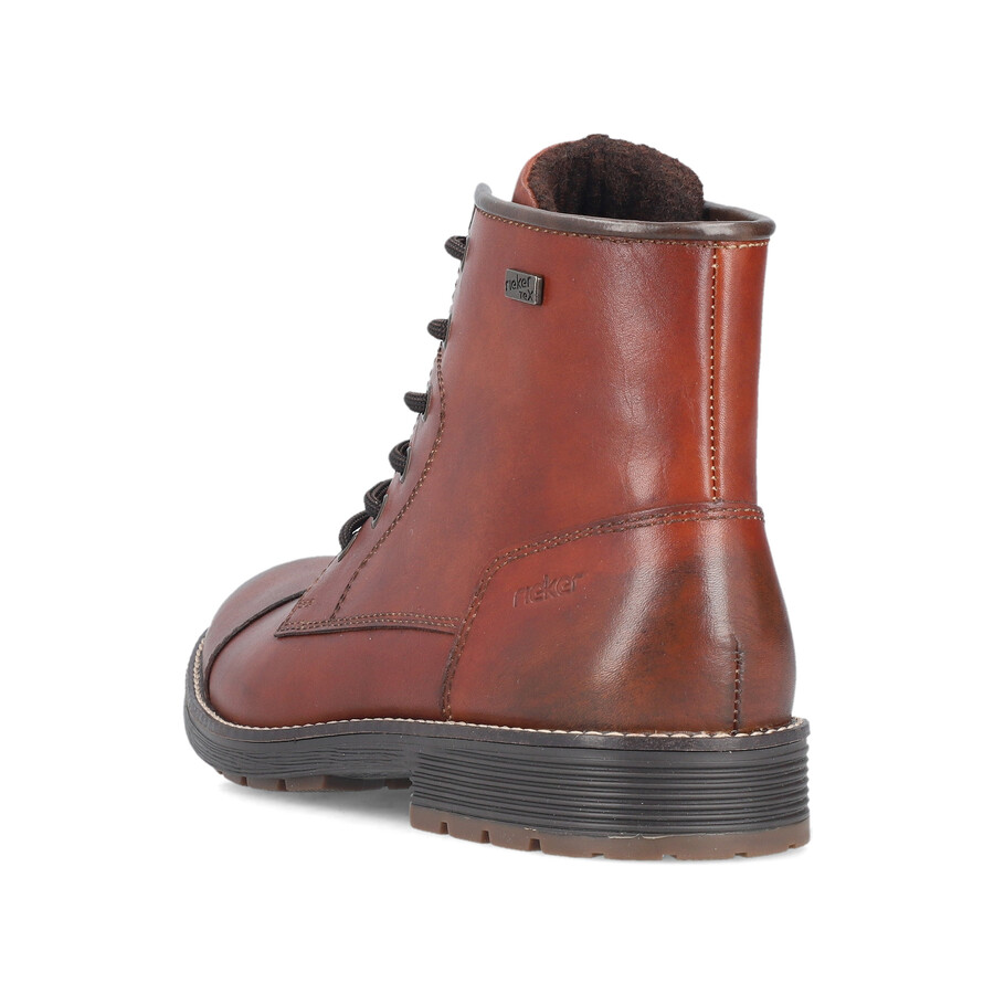 stivali marroni con cerniera per uomo rieker f4546-24