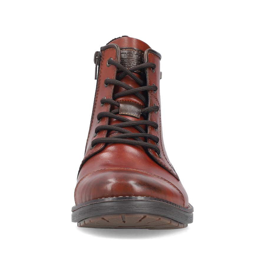stivali marroni con cerniera per uomo rieker f4546-24